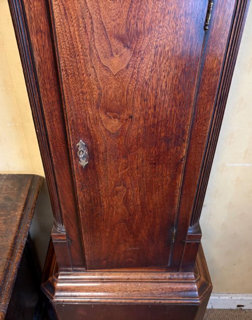 8 DAY LONG CASE CLOCK JOSEPH GIBSON ECCLEFECHAN - ADDITIONAL PHOTO 2