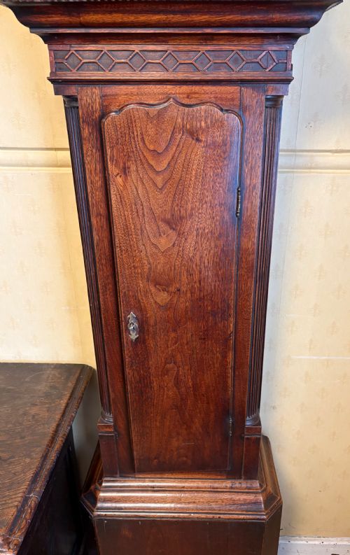 8 DAY LONG CASE CLOCK JOSEPH GIBSON ECCLEFECHAN - ADDITIONAL PHOTO 4