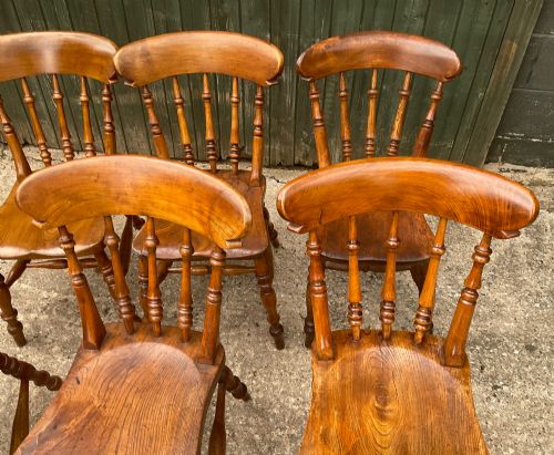 A RARE SET OF 6 WORKSOP BEST MODEL KITCHEN CHAIRS - ADDITIONAL PHOTO 2