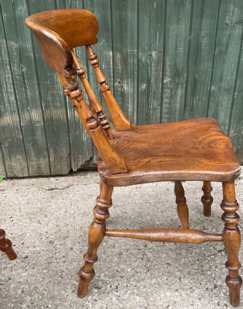 A RARE SET OF 6 WORKSOP BEST MODEL KITCHEN CHAIRS - ADDITIONAL PHOTO 9
