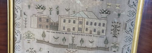 NEEDLEWORK SAMPLER MARY TEMPLEMAN 1836 - ADDITIONAL PHOTO 5