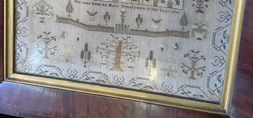 NEEDLEWORK SAMPLER MARY TEMPLEMAN 1836 - ADDITIONAL PHOTO 6