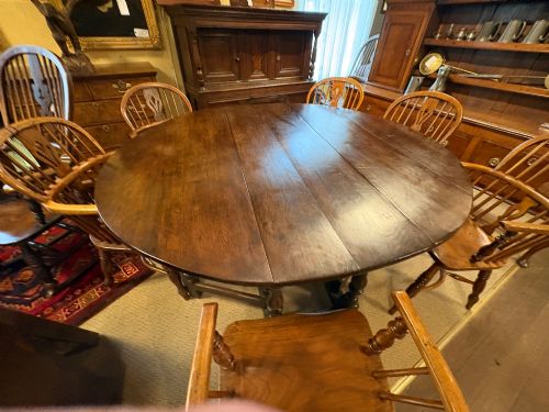 A RARE 17TH CENTURY GATE LAG DINING TABLE LARGE - ADDITIONAL PHOTO 13