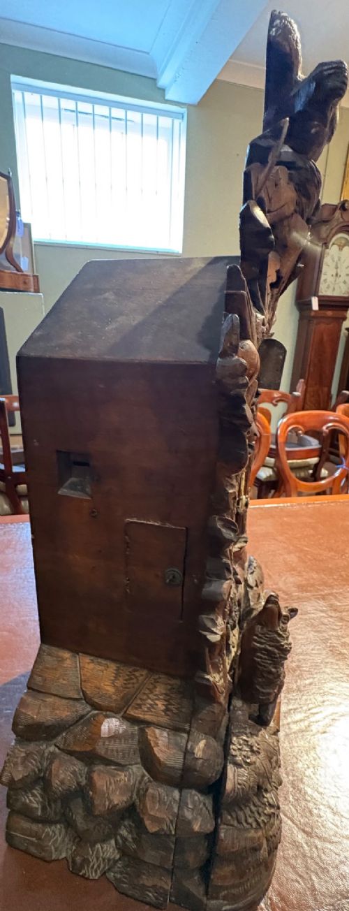 A SUPER BLACK FOREST CUCKOO CLOCK WORKING ORDER - ADDITIONAL PHOTO 13