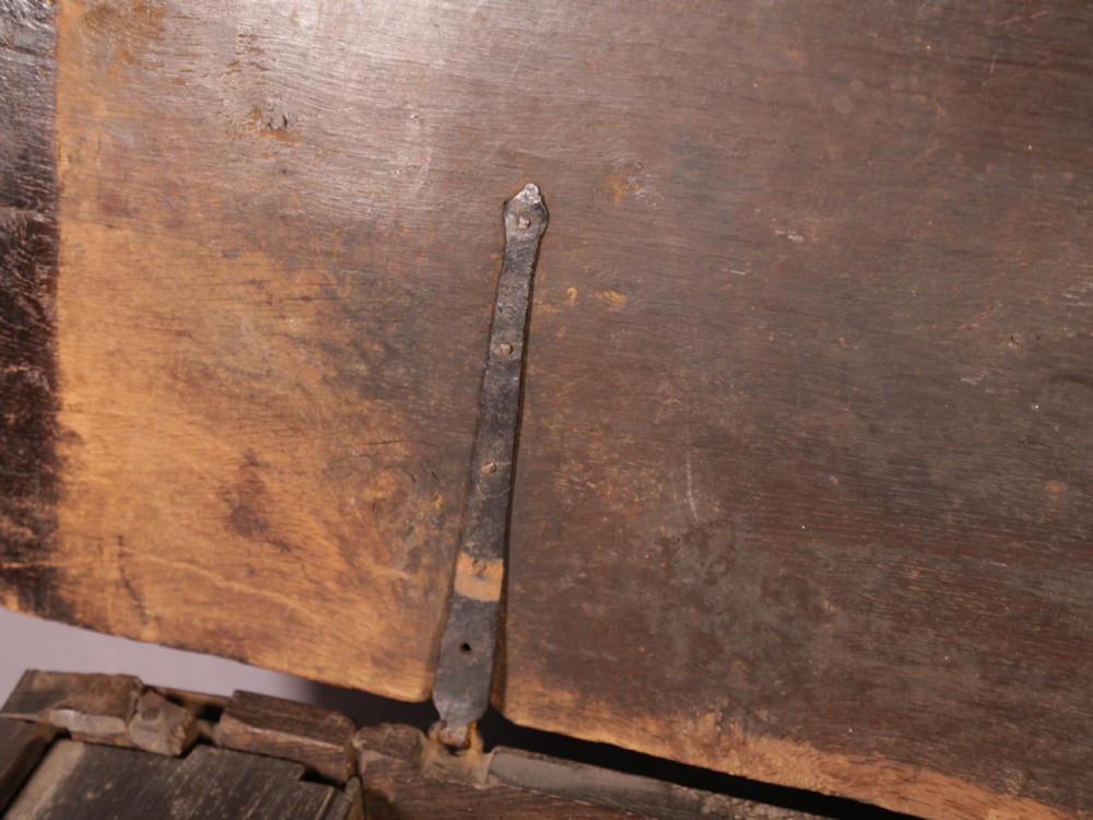Rare 17th century Oak Coffer View VII