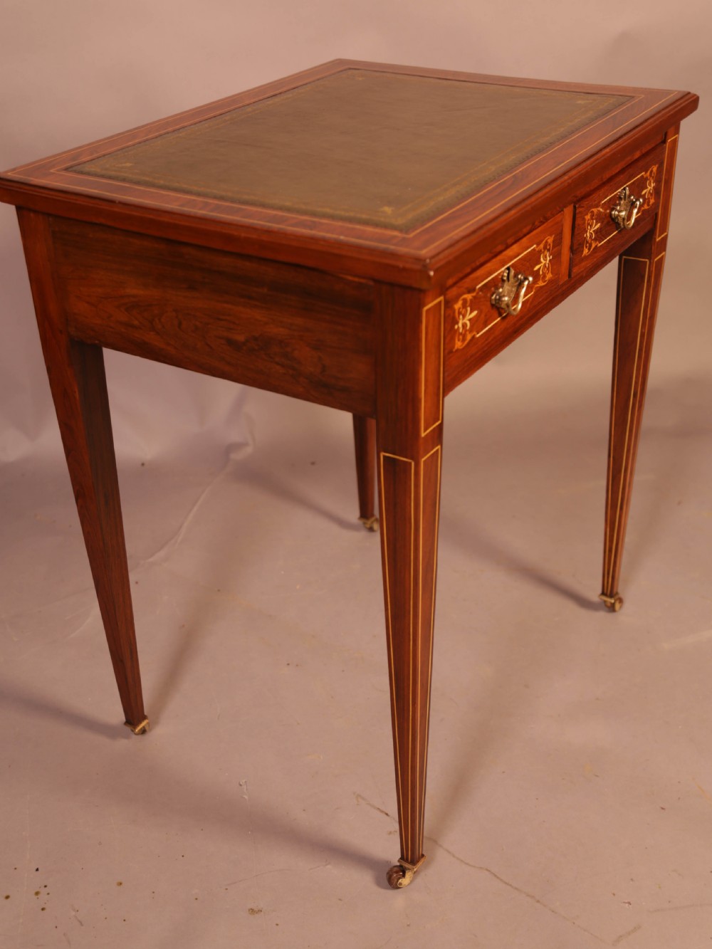 A Small Ladies Writing Table in Rosewood View III