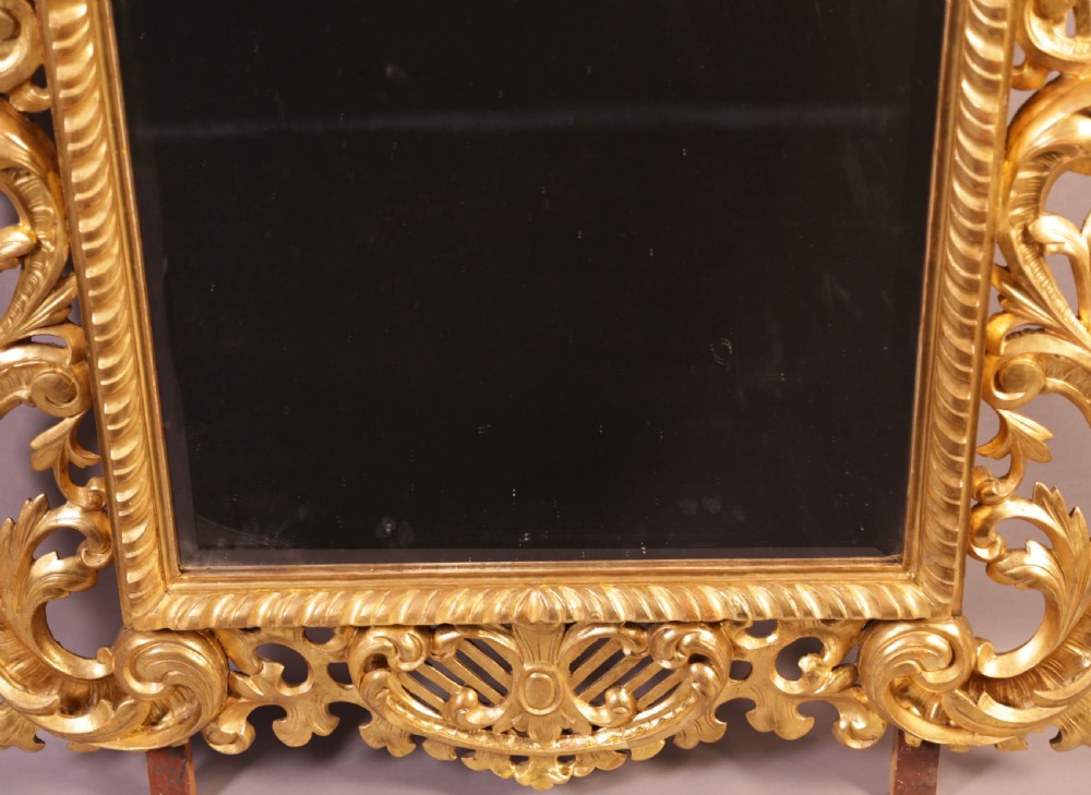 Very Good 5 feet 7 inches Large 19th century Carved Wood Mirror large View V
