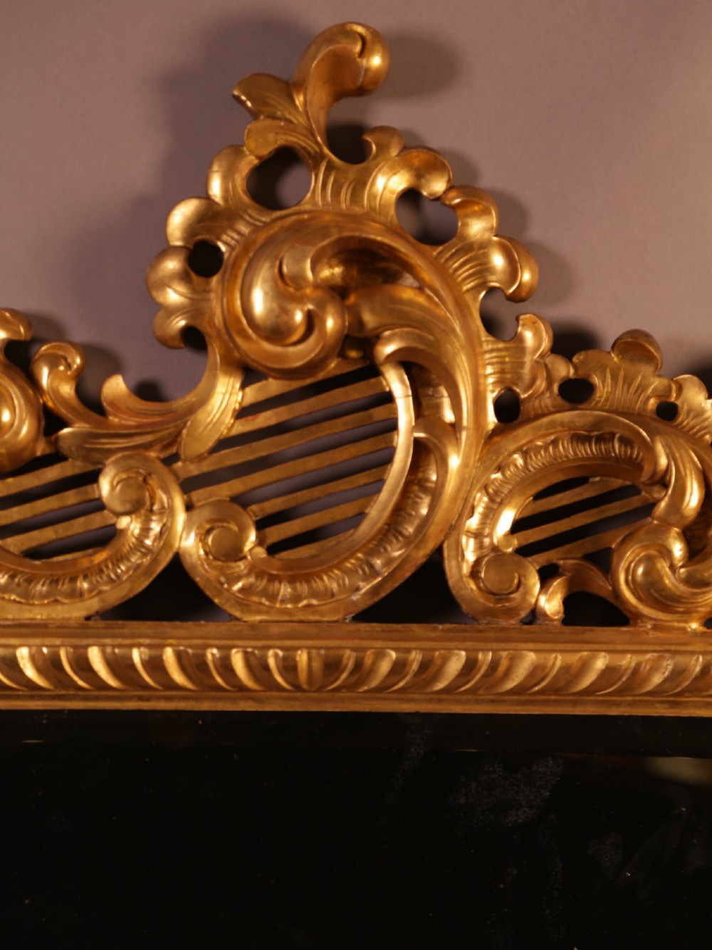 Very Good 5 feet 7 inches Large 19th century Carved Wood Mirror large View XIII