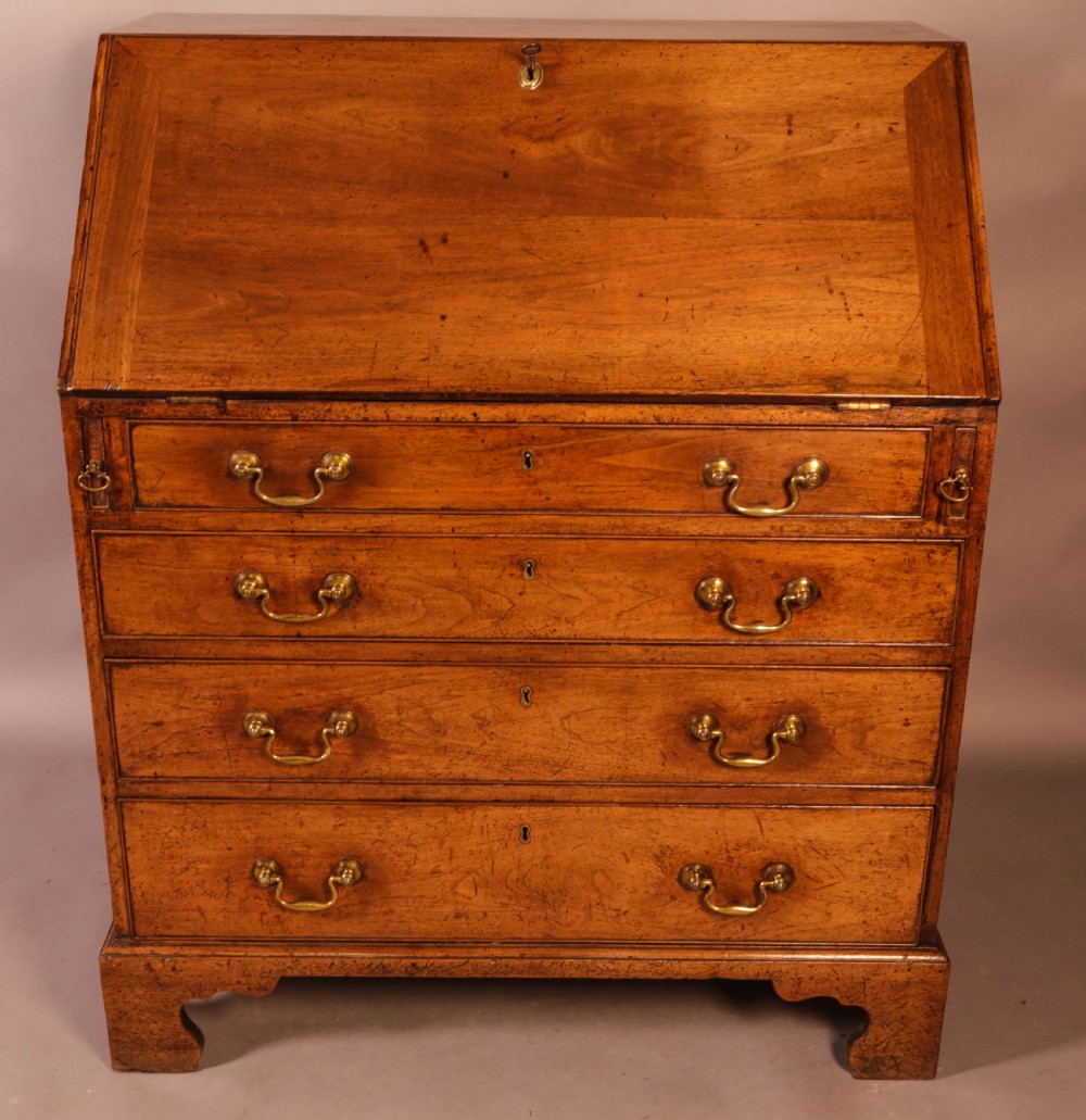 Georgian Bureau in English Walnut