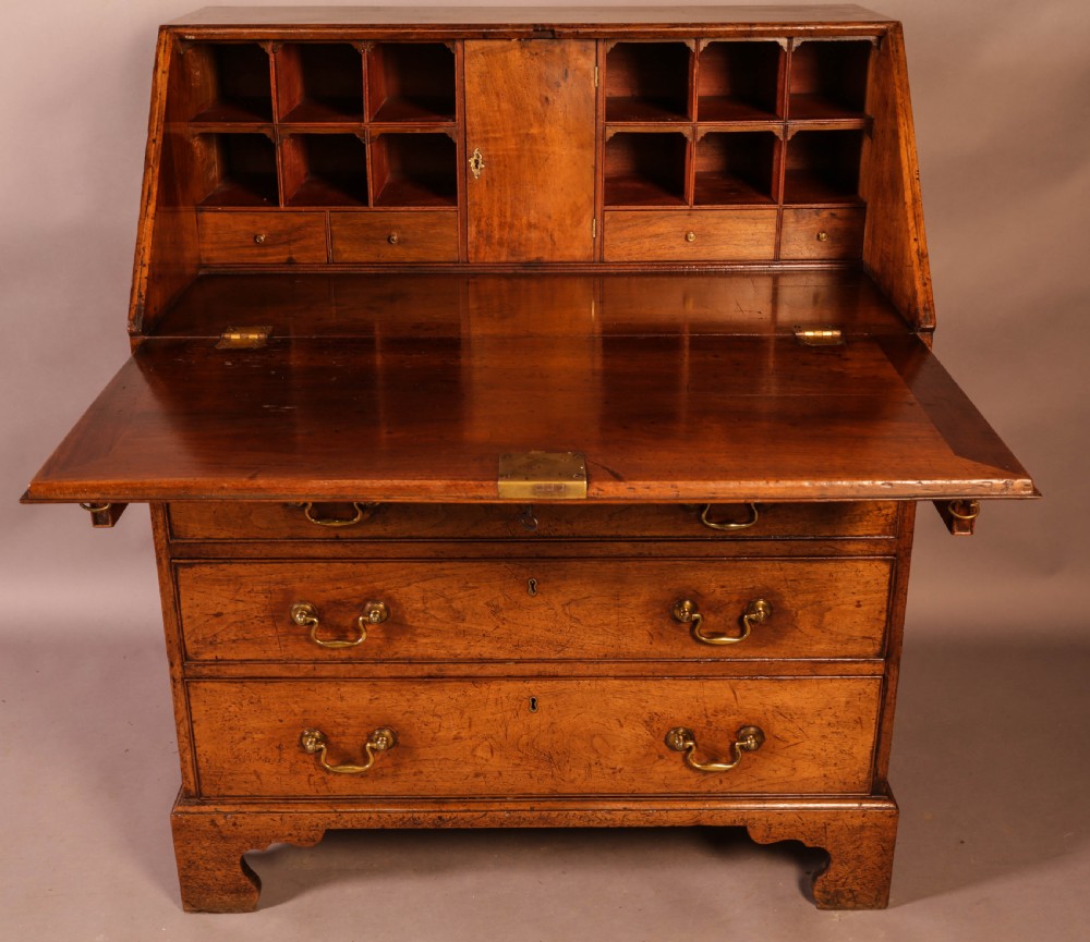 Georgian Bureau in English Walnut View II