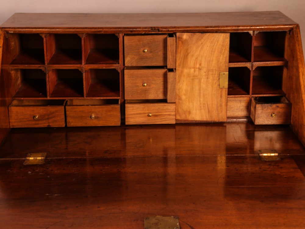 Georgian Bureau in English Walnut View V