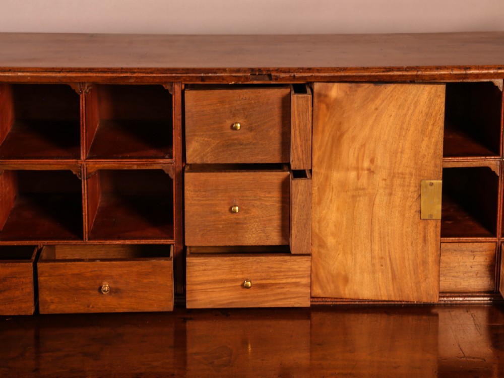 Georgian Bureau in English Walnut View VIII