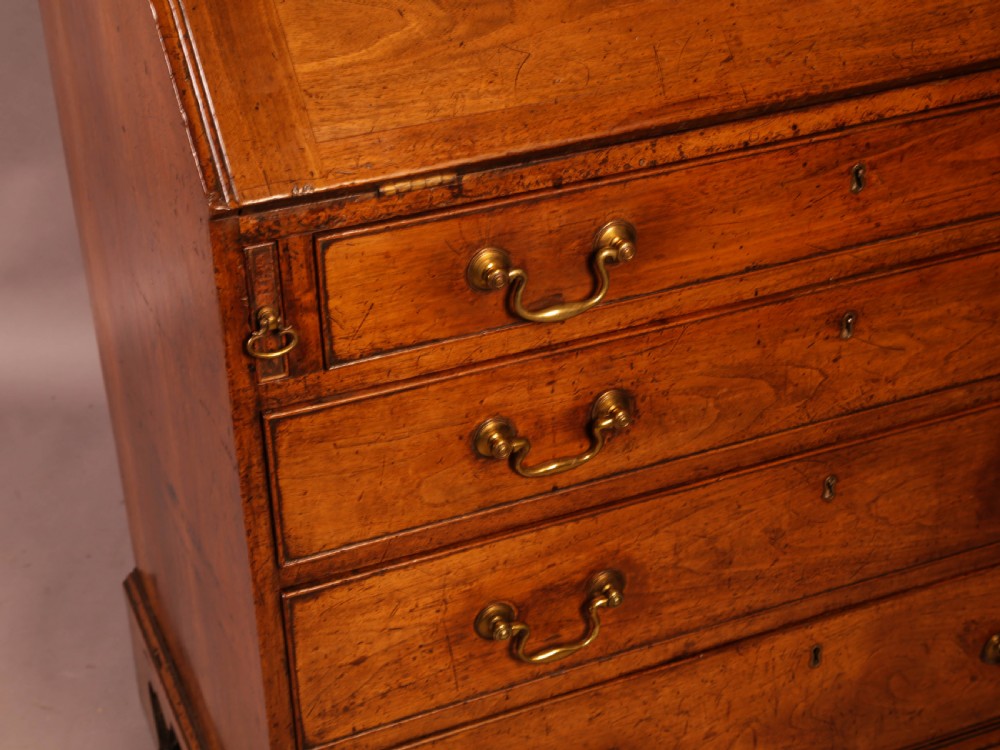 Georgian Bureau in English Walnut View XI
