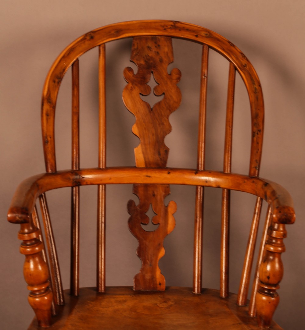 A Rare Childs Windsor Chair in Yew Wood View III