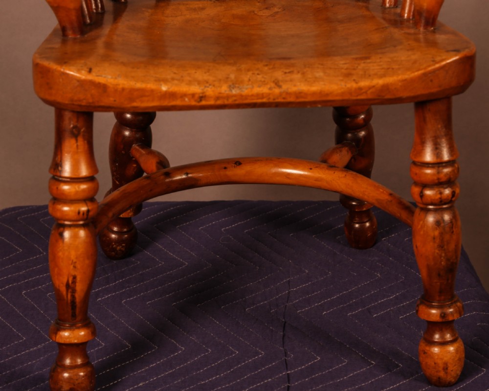 A Rare Childs Windsor Chair in Yew Wood View IX