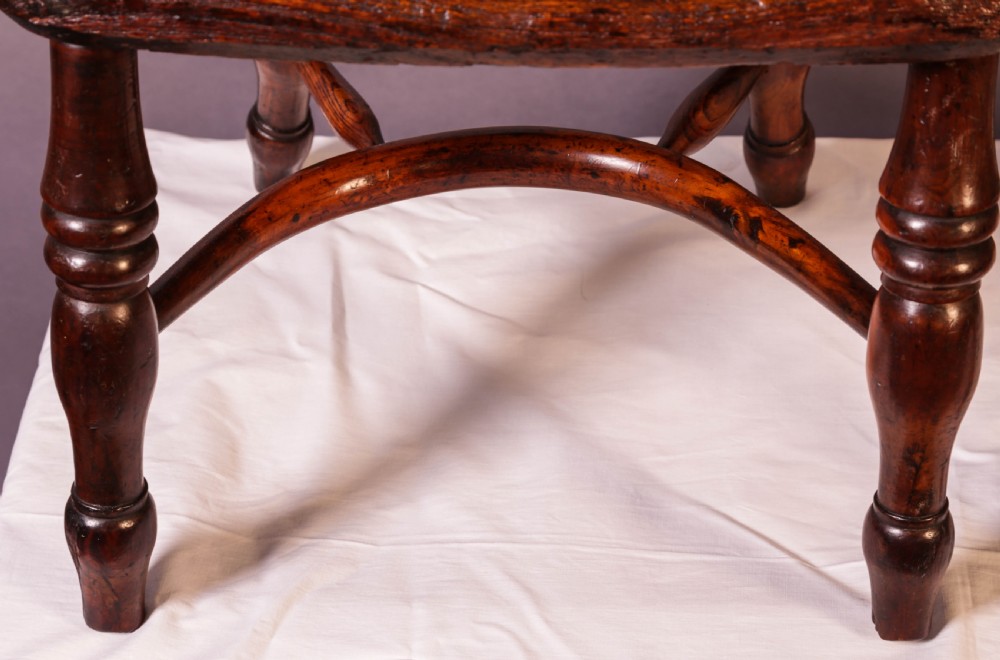 A Near Pair of Childs Yew Wood Windsor chairs View XI