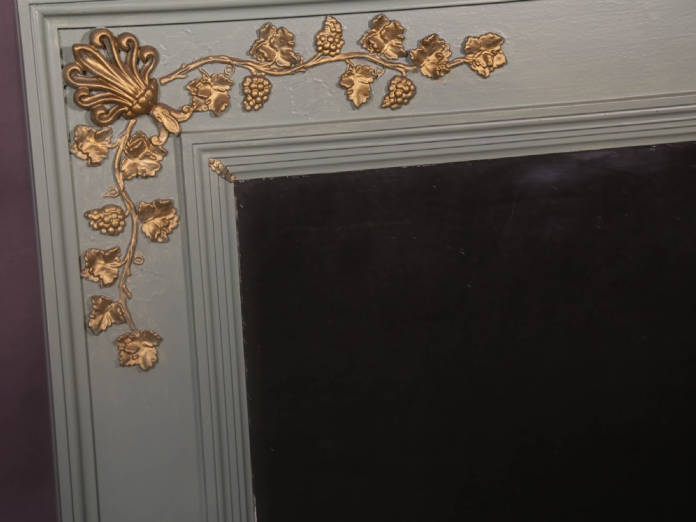 A Large late 19th century overmantle mirror View II