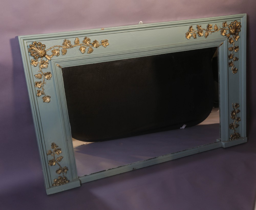 A Large late 19th century overmantle mirror View V