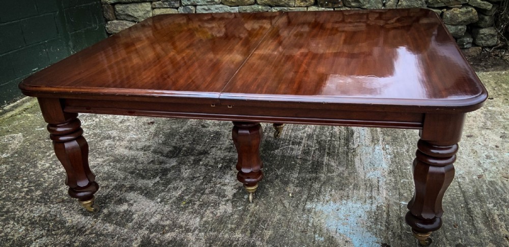 A superb Large Victorian Extending Dining Table in Mahogany to seat 14/16 View XIV