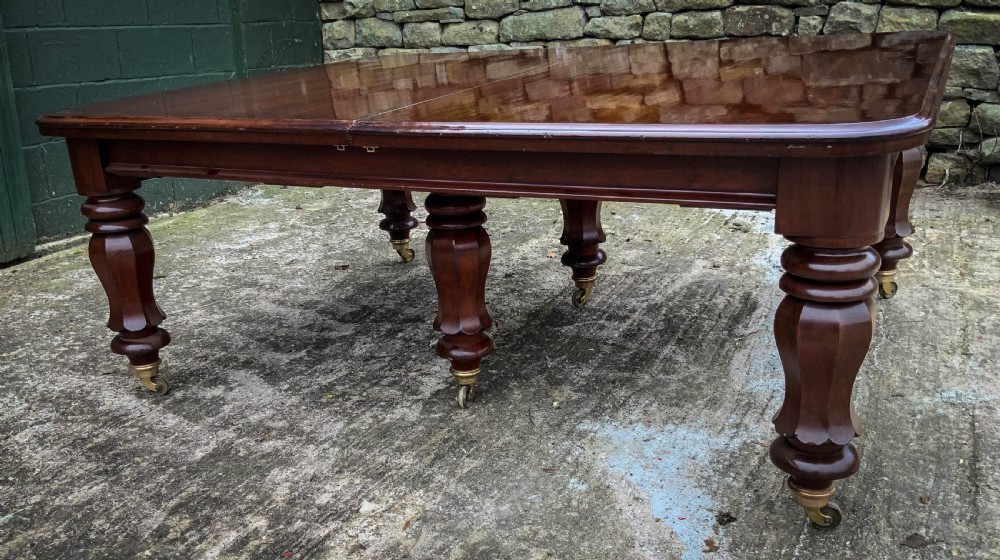 A superb Large Victorian Extending Dining Table in Mahogany to seat 14/16 View XV