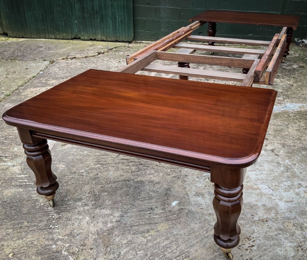 A superb Large Victorian Extending Dining Table in Mahogany to seat 14/16 View XVI