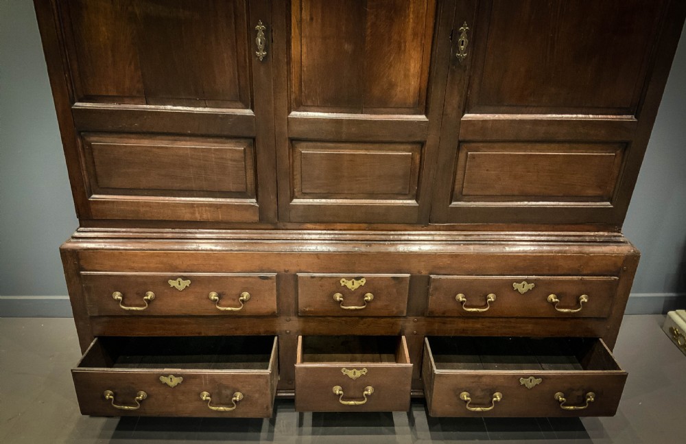 An 18th century Oak Livery Cupboard View VIII