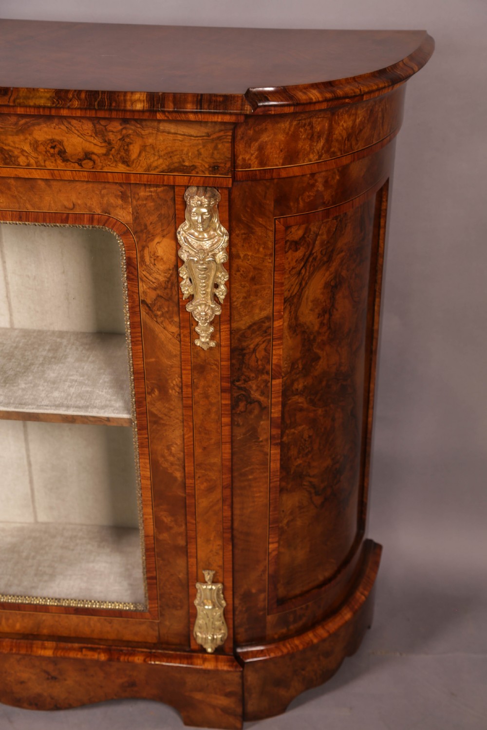 A Super Quality Burr Walnut Credenza  View III