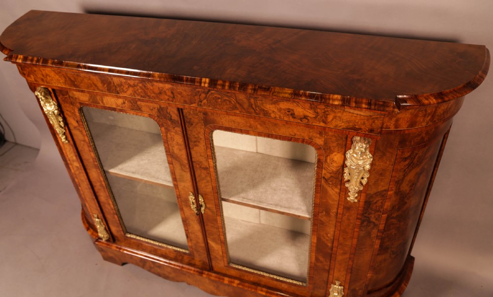 A Super Quality Burr Walnut Credenza  View IV