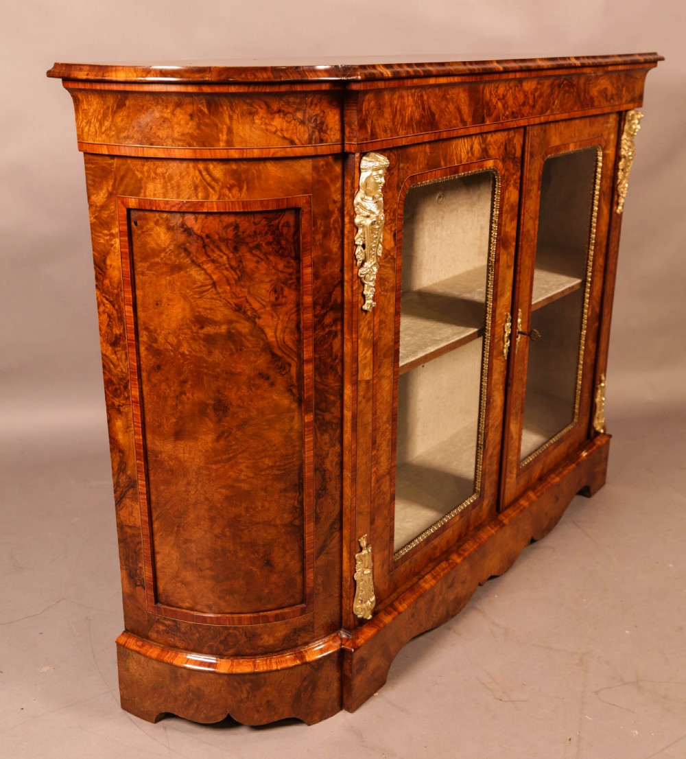 A Super Quality Burr Walnut Credenza  View VIII