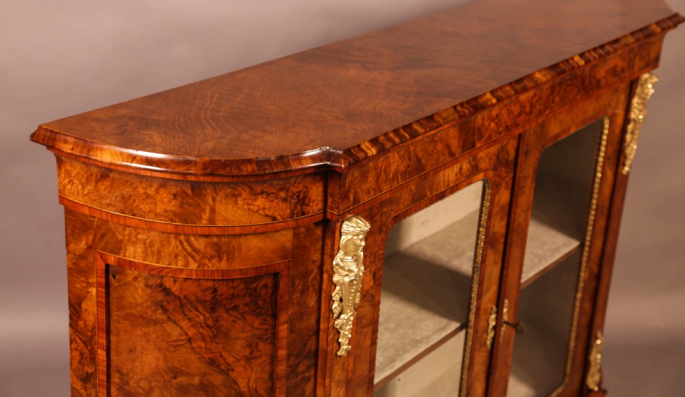 A Super Quality Burr Walnut Credenza  View XI