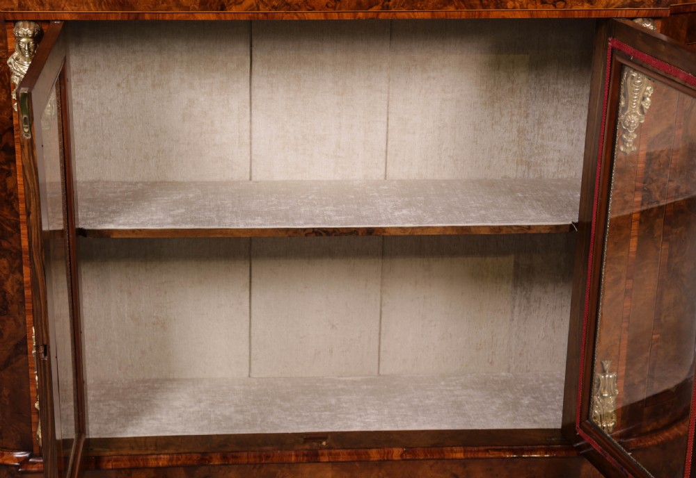 A Super Quality Burr Walnut Credenza  View XIII