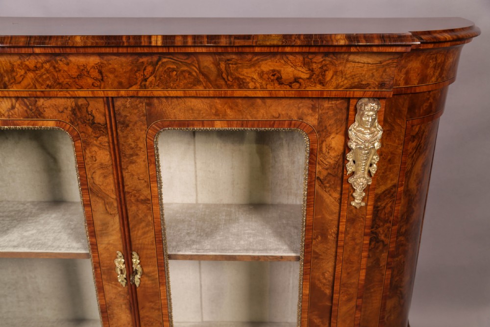 A Super Quality Burr Walnut Credenza  View XVI