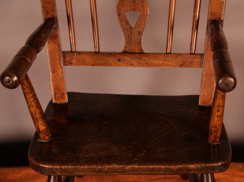 A Rare Childs Mendlesham Chair in Yew Wood View VII