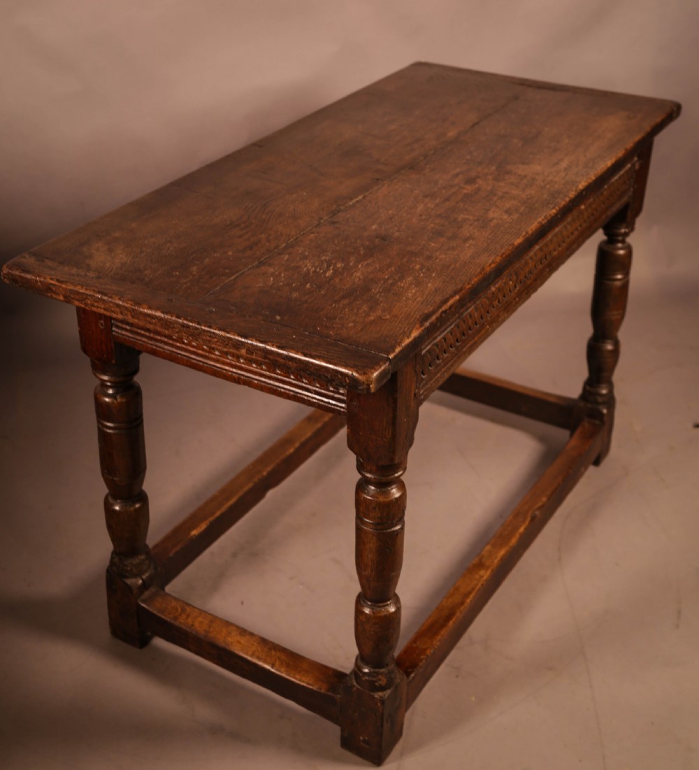 An 17th century Oak Side Table  View II