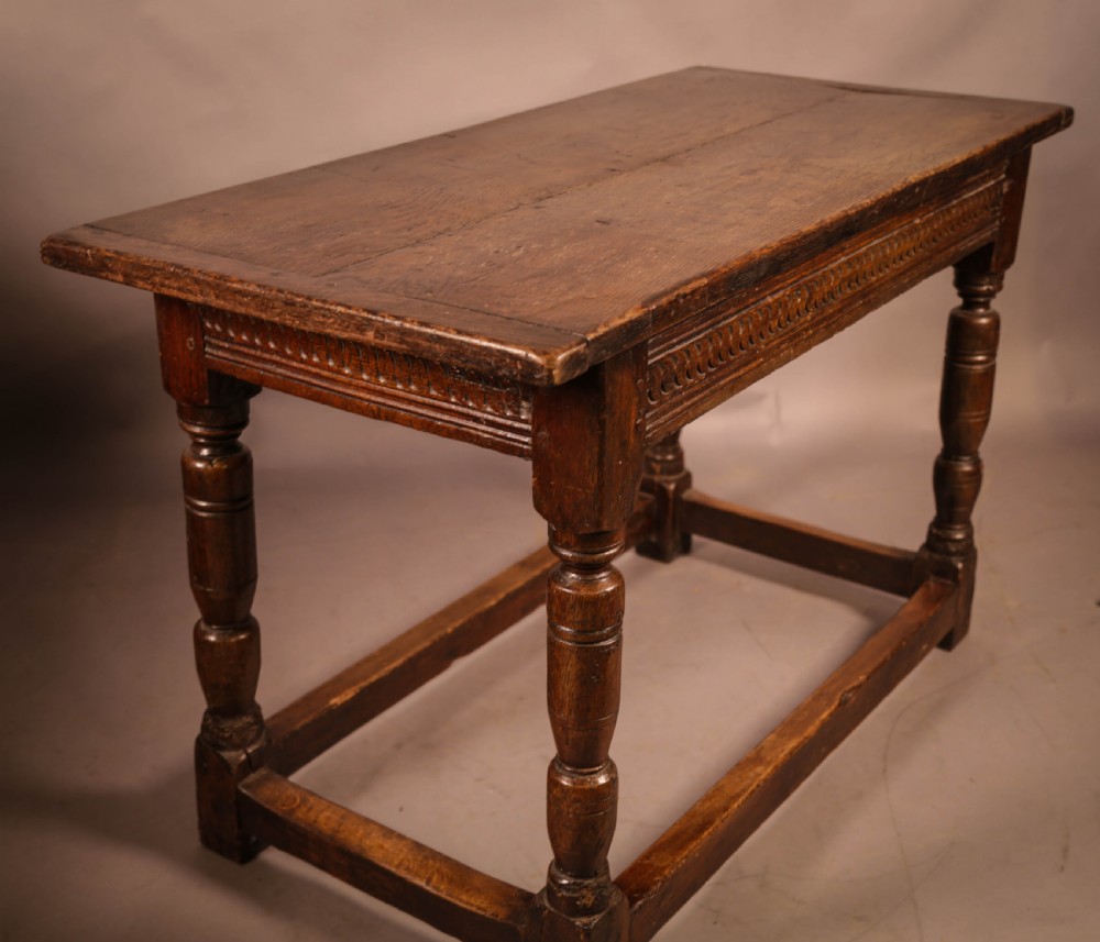 An 17th century Oak Side Table  View IV