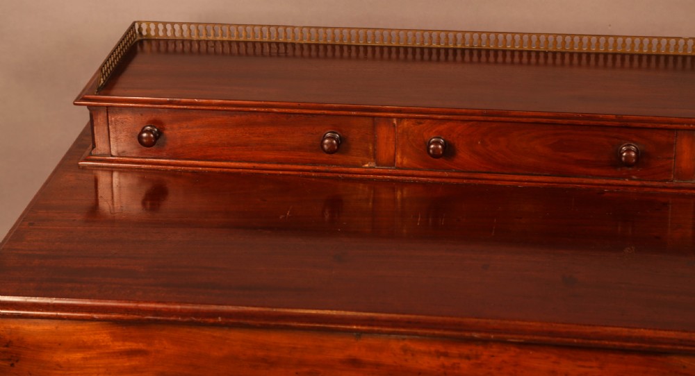 A Victorian Mahogany Knee Hole Desk View IV