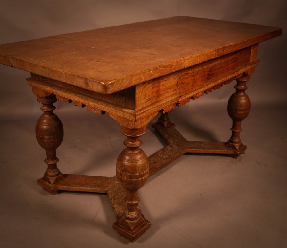 A Dutch Dining Table in Oak View IV