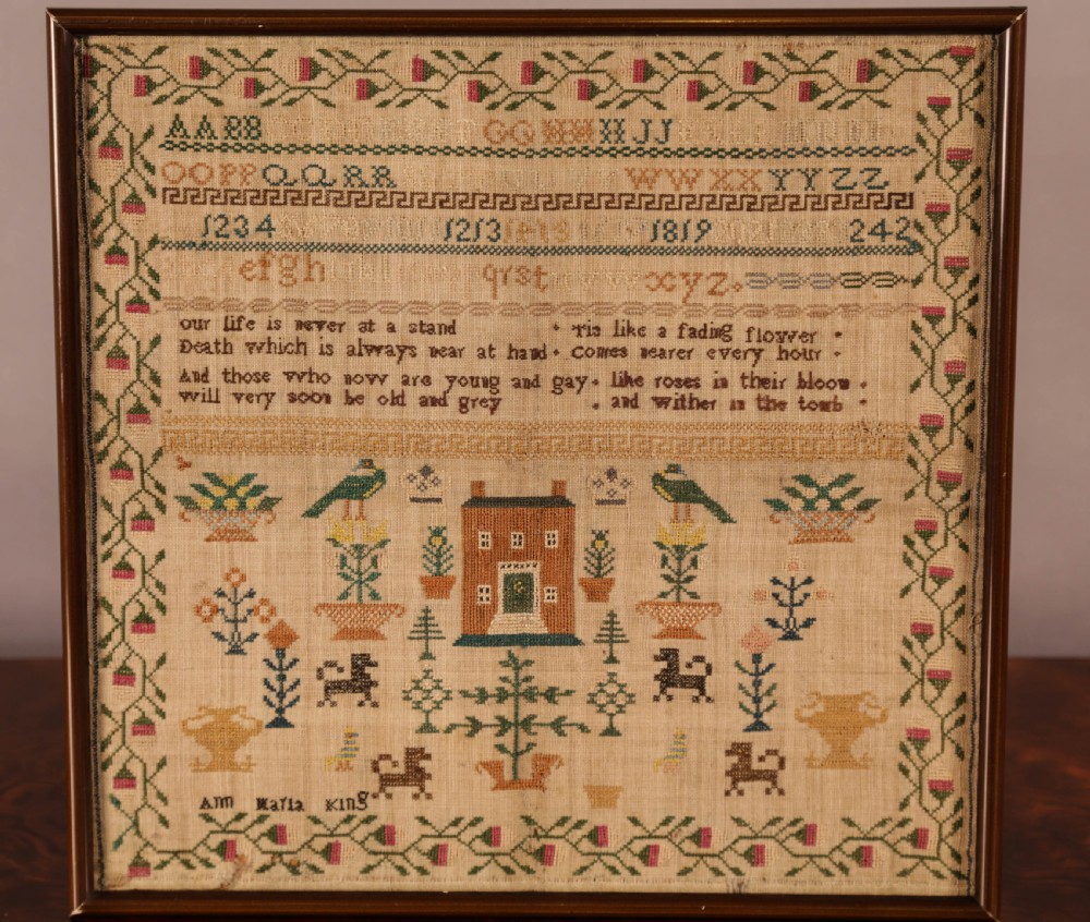 A Girl Sampler by Ann Maria King