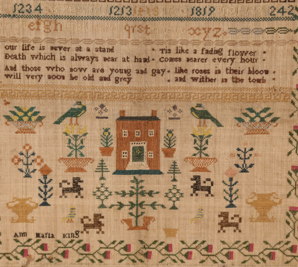 A Girl Sampler by Ann Maria King View II