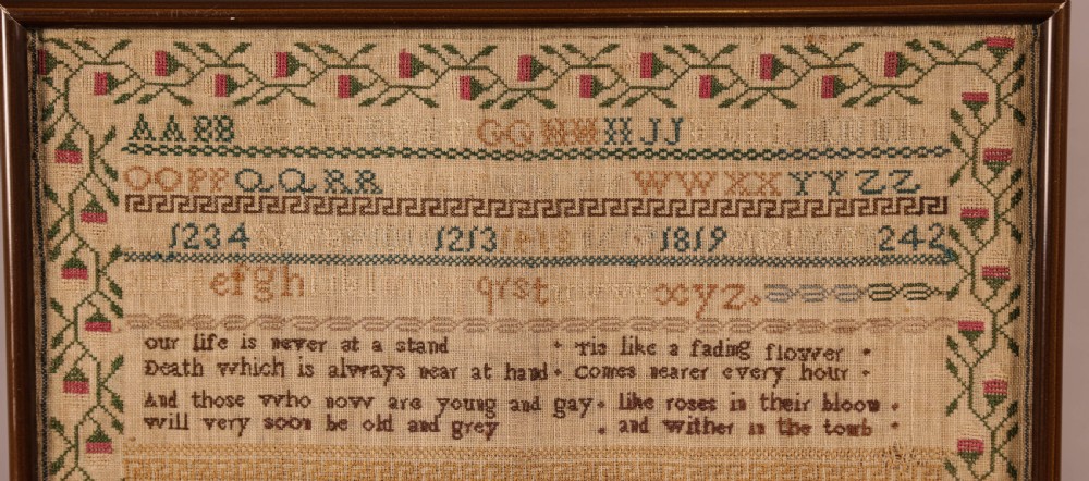A Girl Sampler by Ann Maria King View IV