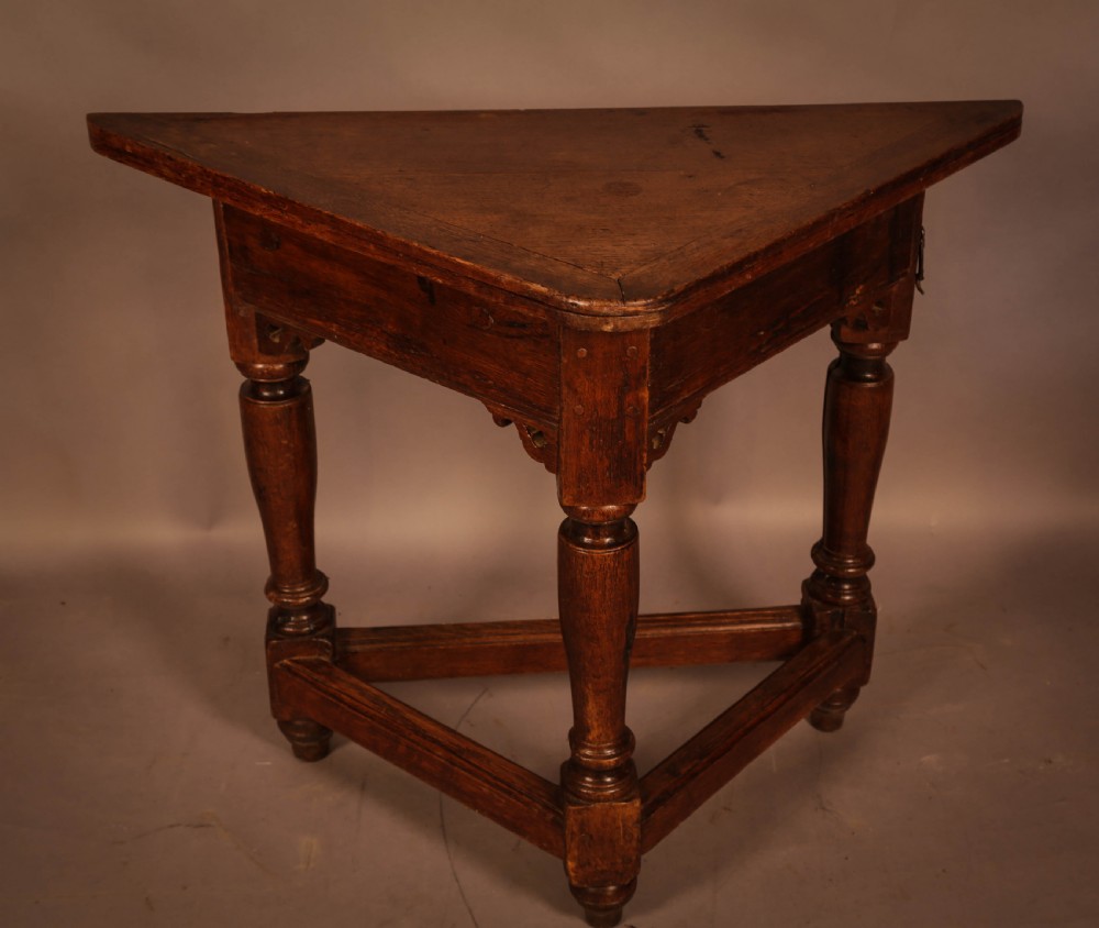 A Rare 17th century Credence Table in Oak
