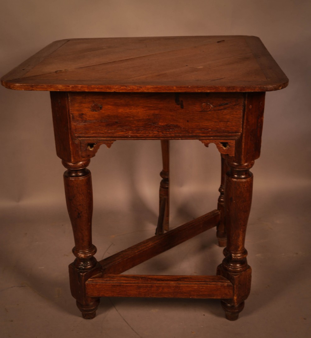 A Rare 17th century Credence Table in Oak View IV