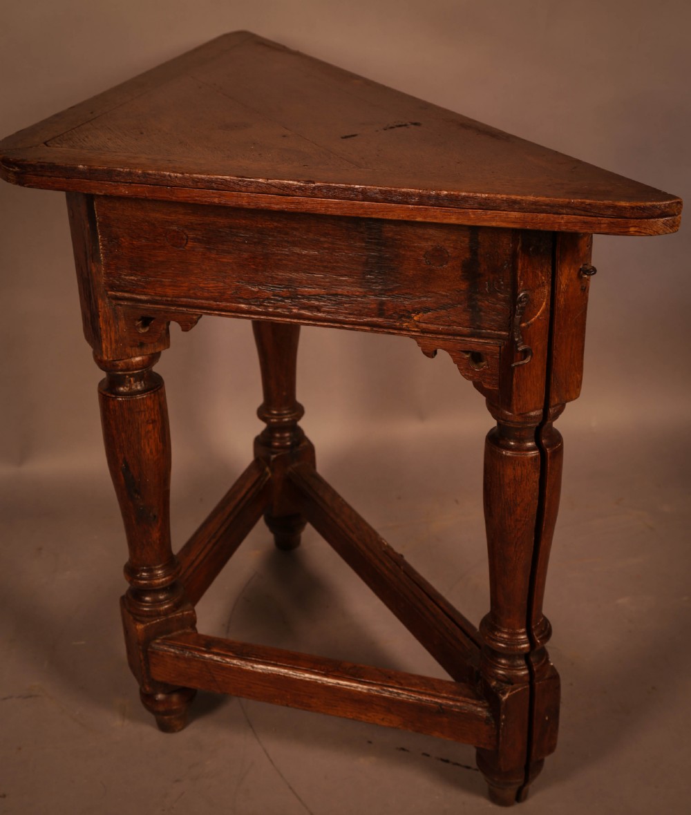 A Rare 17th century Credence Table in Oak View VI