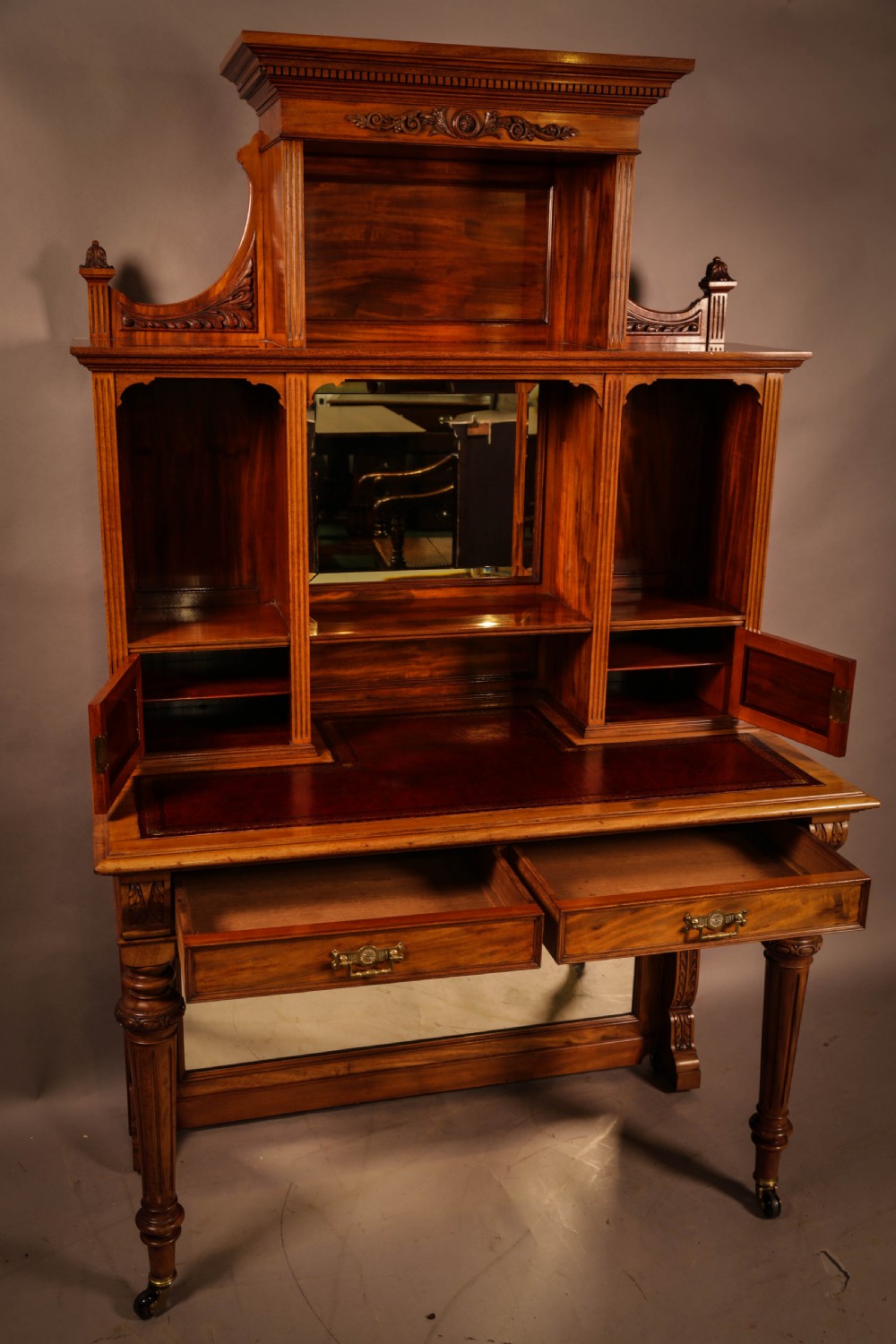 A Very Unusual Mahogany Desk View VII