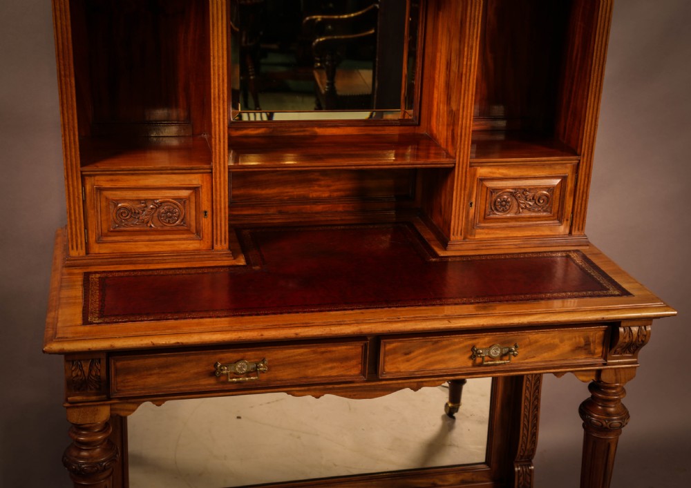 A Very Unusual Mahogany Desk View IX