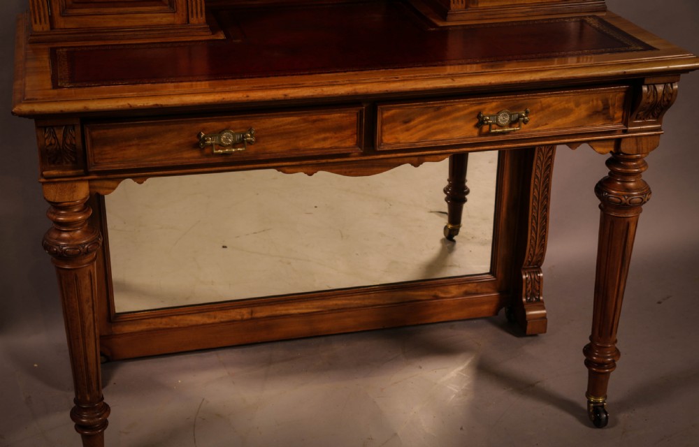 A Very Unusual Mahogany Desk View X