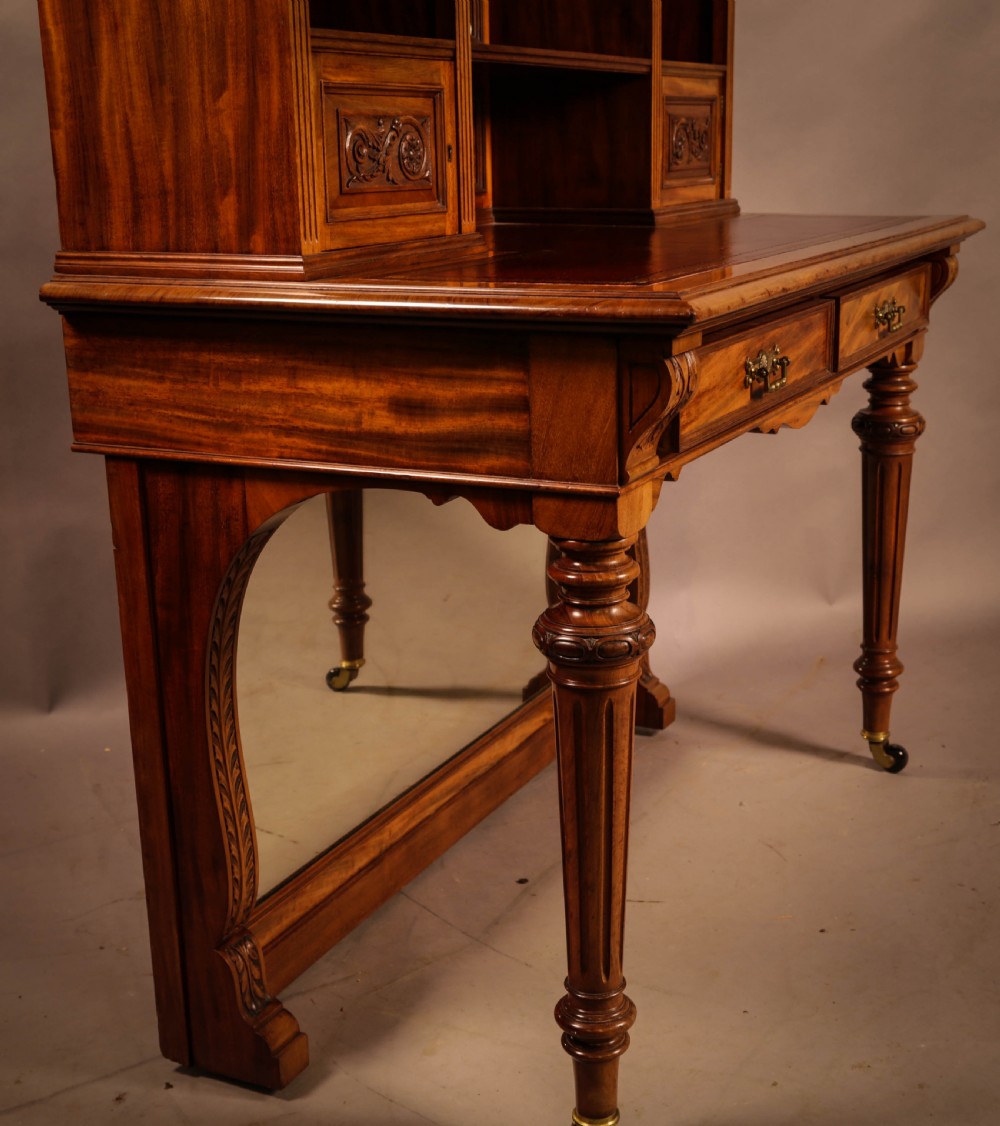 A Very Unusual Mahogany Desk View XI