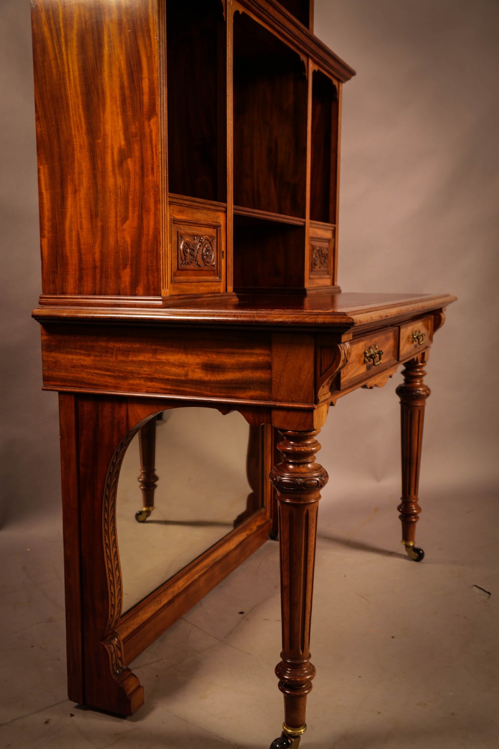 A Very Unusual Mahogany Desk View XII