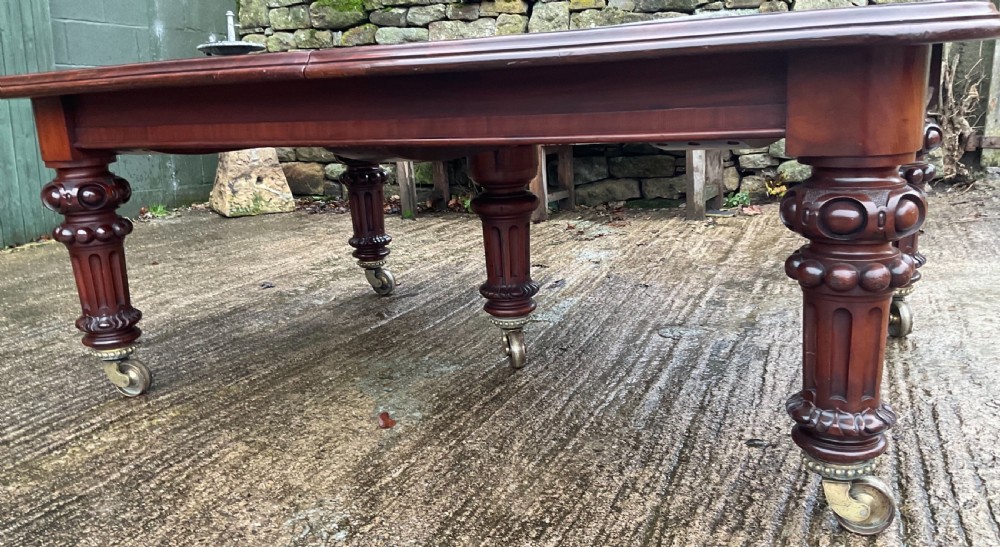 Very large Victorian extending dining table mahogany seats 20 View XXIV