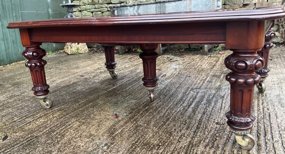 Very large Victorian extending dining table mahogany seats 20 View XXVII